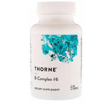 Комплекс витаминов группы В Thorne B-Complex # 6 60 капсул