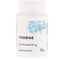 Цинк Пиколинат 15мг Thorne Zinc Picolinate 60 капс