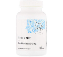 Пиколинат цинка усиленный Thorne Zinc Picolinate 180 капс