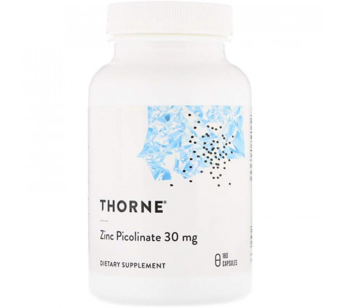 Піколінат цинку посилений Thorne Zinc Picolinate 180 капс
