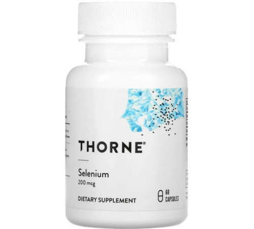 Селен Thorne Selenium 200 мкг 60 капс