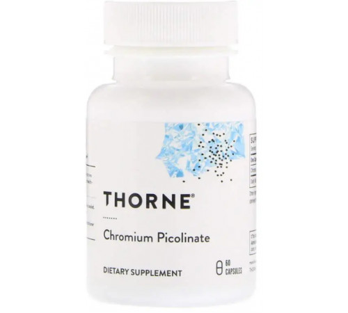 Хром пиколинат Thorne Chromium Picolinate 60 капс