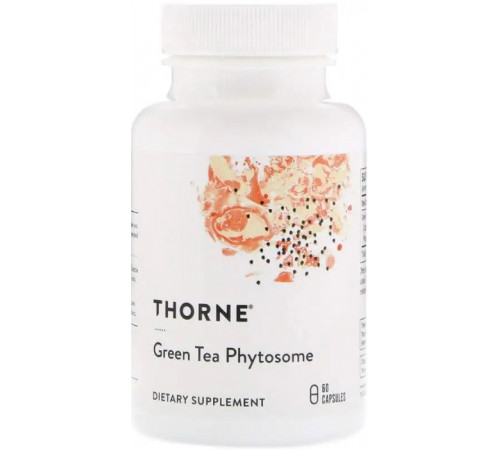 Екстракт зеленого чаю для схуднення Thorne Green Tea Phytosome 60 капс