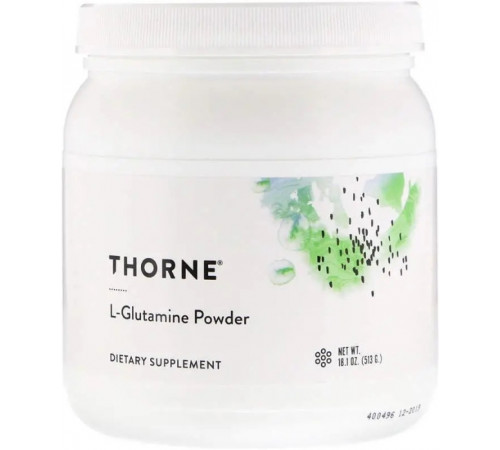 L- глютамін в порошці Thorne L-Glutamine 513 гр