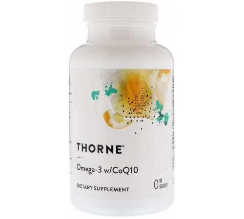 Омега-3 з коензимом Thorne Q-10 Omega-3 w/CoQ10 90 капс