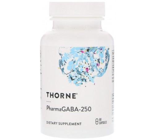 Гамма-аміномасляна кислота Габа Thorne Pharma GABA-250 60 кап