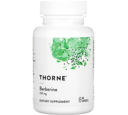 Берберін Thorne Berberine 200 мг 60 капс