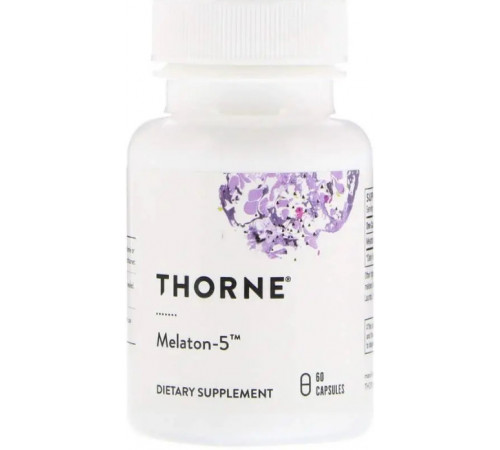 Мелатонін-5 для покращення сну Thorne Melaton-5 60 капс