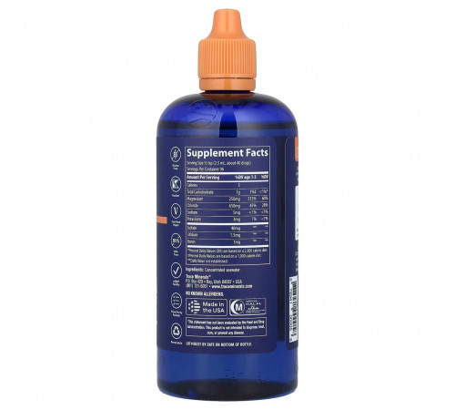 Минералы в каплях Trace Minerals Research  Trace Mineral Drops 237 мл
