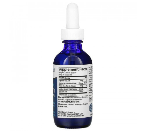 Ионный хром Trace Minerals Research Ionic Chromium 550 мкг 59 мл