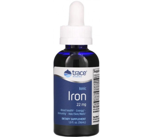 Ионное железо Trace Minerals Research Ionic Iron 22 мг 59 мл