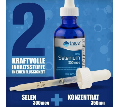 Ионный селен Trace Minerals Research Ionic Selenium 300 мкг 59 мл