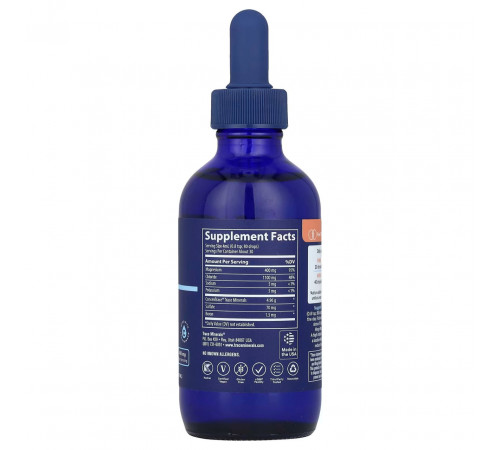 Ионный магний с минералами Trace Minerals Research Mega-Mag 400 мг 118 мл