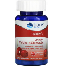 Мультивітаміни для дітей Trace Minerals Complete Multi Children's 60 жув таб вишня