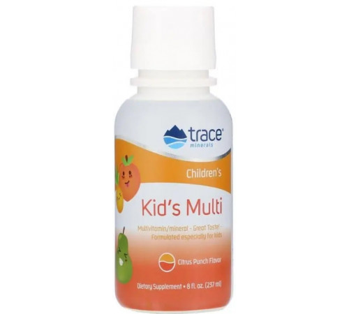 Витаминно-минеральный комплекс для детей Trace Minerals Research Kid's Multi 237 мл цитрусовий пунш