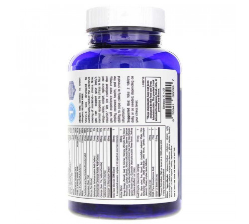 Підтримка нервової системи  Trace Minerals Research Stress-X 120 таб