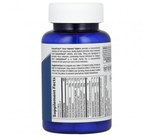 Мінерали Trace Minerals Research ConcenTrace Trace Mineral 90 таб