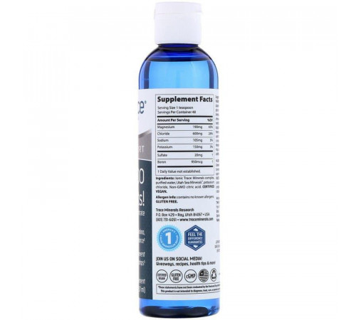 Концентрат электролита Trace Minerals Research  Electrolyte Concentrate 40 000 вольт 237 мл