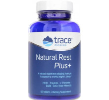 Для улучшения сна Trace Minerals Research NaturalRest Plus+ 60 таб
