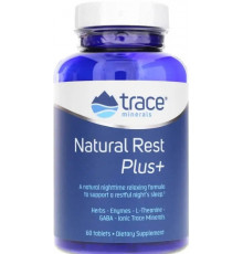 Для улучшения сна Trace Minerals Research NaturalRest Plus+ 60 таб