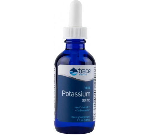 Іонний калій Trace Minerals Research Liquid Ionic Potassium 99 мг 59 мл