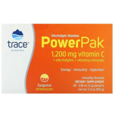 Електроліти Trace Minerals Research Electrolyte Stamina Power Pak 30 пакетов по 5 г мандарин