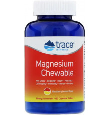 Магній Trace Minerals Research Magnesium Chewable 120 жев таб малина-лимон