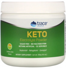Кето-электролитный порошок Trace Minerals Research Keto Electrolyte Powder 330 гр лимон-лайм