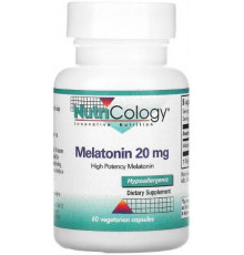 Мелатонін Nutricology Melatonin 20 мг 60 капс