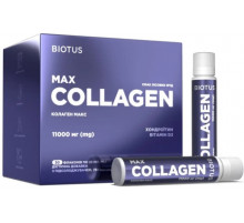 Колаген яловичий Biotus Collagen Max 30 флаконів (по 25 мл кожний) Лісові ягоди