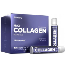 Колаген яловичий Biotus Collagen Max 30 флаконів (по 25 мл кожний) Лісові ягоди