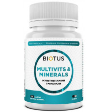 Мультивітаміни та мінерали Biotus Multivits & Minerals 30 капс