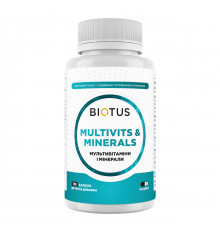 Мультивітаміни та мінерали Biotus Multivits & Minerals 120 капс