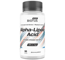 Альфа-липоевая кислота Biotus Alpha Lipoic Acid 60 капс