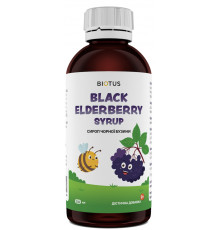 Сироп чорної бузини дитячий Biotus Kids Black elderberry syrup 250 мл