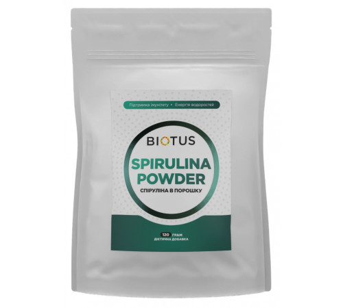 Спіруліна в порошку Biotus Spirulina Powder 120 г