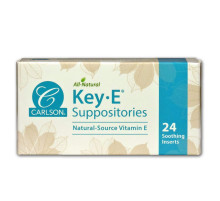 Свічки з вітаміном Е Carlson Key &bullʼE Suppositories 24 шт