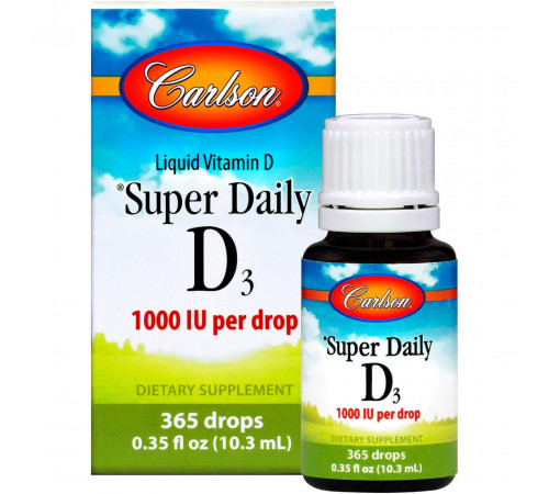 Вітамін Д3 Carlson Vitamin D3 1000 МО 10,3 мл