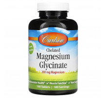 Магний глицинат Carlson Chelated Magnesium 180 таб