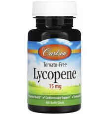 Лікопін Carlson Lycopene 15 мг 60 гел капс