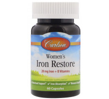 Залізо для жінок Carlson Womenʼs Iron Restore 60 кап