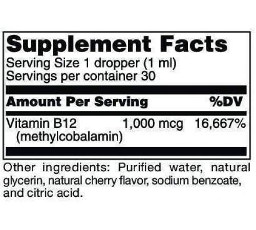 Вітамін В12 з Метилкобаламін Douglas Laboratories Vitamin B12 30 мл