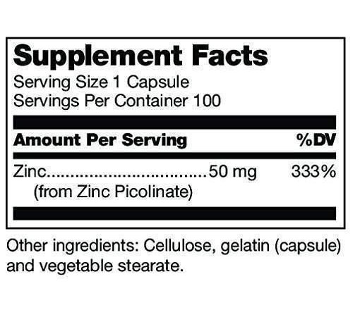Цинк піколінат Douglas Laboratories Zinc Picolinate 50 мг 100 капс