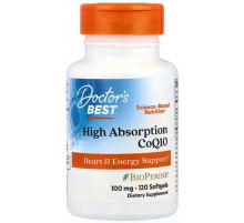 Коензим Q10 Doctorʼs Best CoQ10 100 мг 120 гел капс