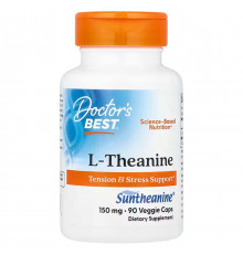 Теанін Doctorʼs Best L-Theanine 150 мг 90 вег капс