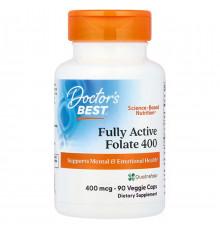 Фолат з Quatrefolic Doctorʼs Best Folate 400 мкг 90 капс