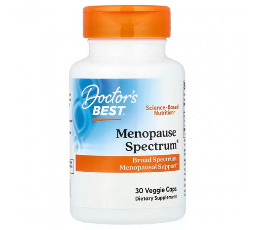 Вітаміни при менопаузі Doctorʼs Best Menopause Spectrumreg 514 мг 30 вег капс