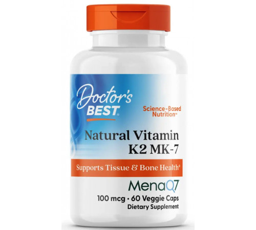 Витамин К2 МК-7 Doctoris Best Vitamin K2 MK-7 with MenaQ7 100 мкг 60 вес капс