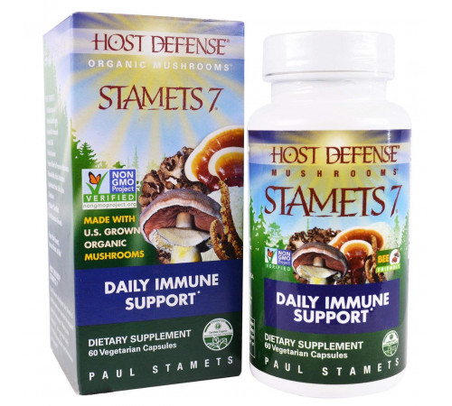 Підтримка імунітету Host Defense Daily Immune Support  Fungi Perfecti 60 капс