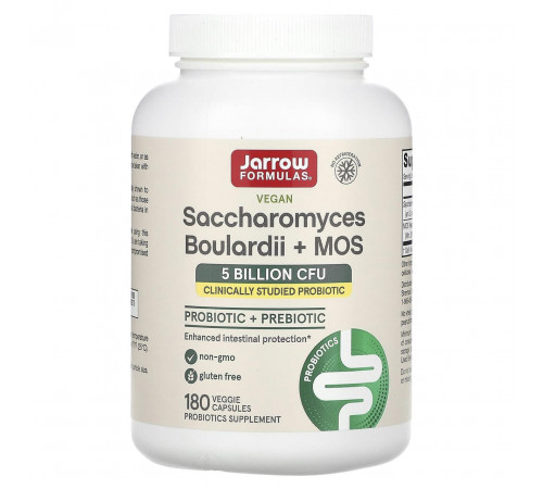 Пробіотик сахароміцети Jarrow Formulas Saccharomyces 180 капс